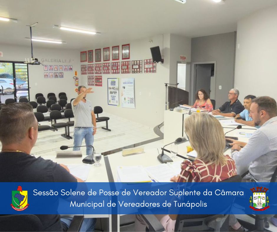 99ª Sessão de Posse de Vereador suplente