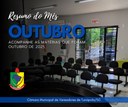 Resumo do mês de outubro de 2025