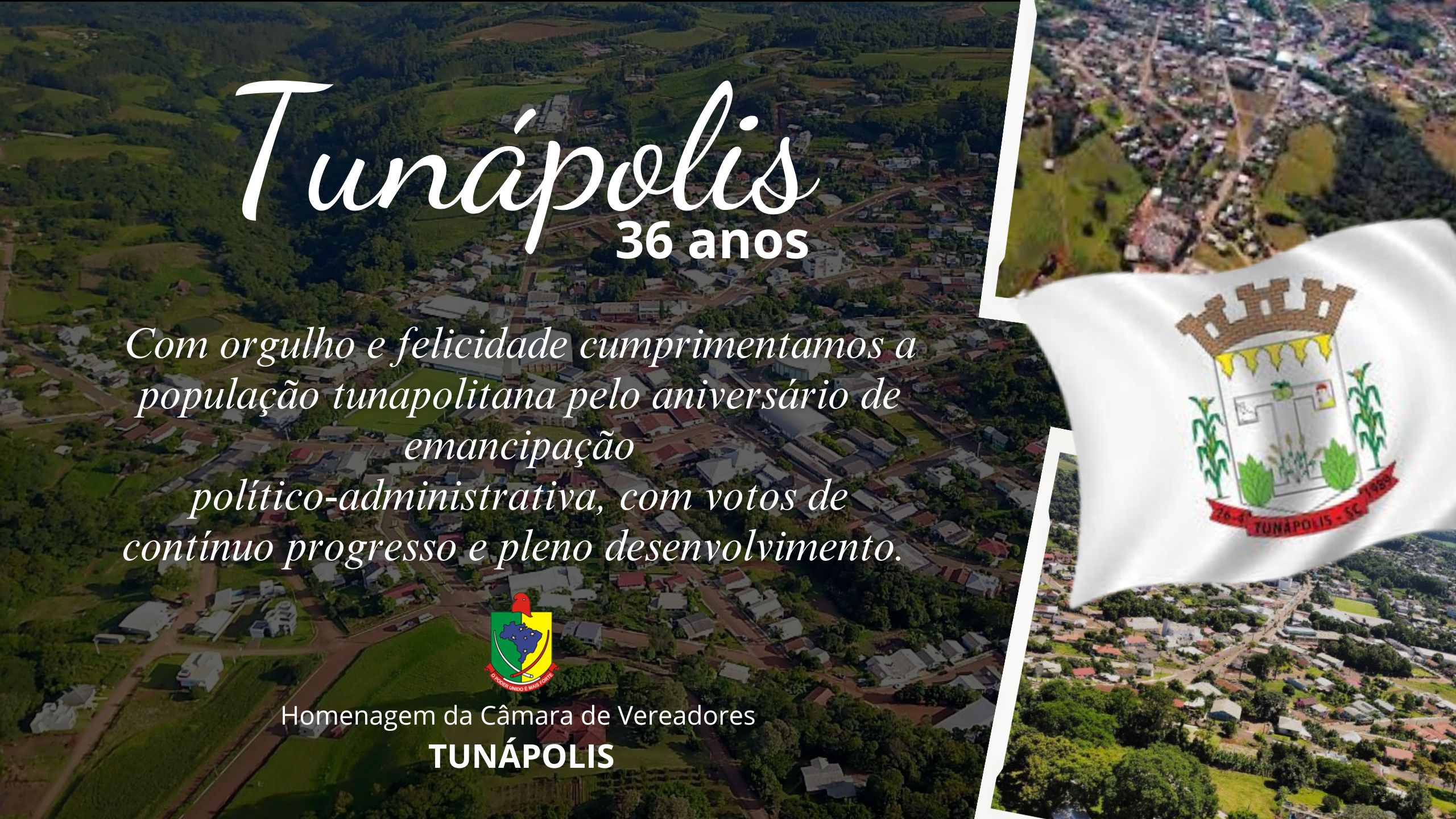 Tunápolis 36 Anos de emancipação! 
